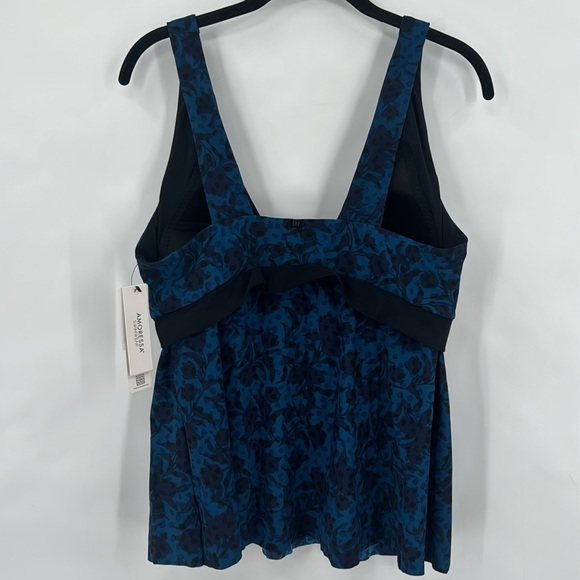 Amoressa Flower Fair Camellia Tankini Top Swimwear Floral Print Size 14 - Picture 8 of 13